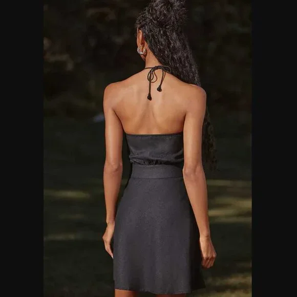 matteau linen cami dress CROSSBACK LINEN DRESS